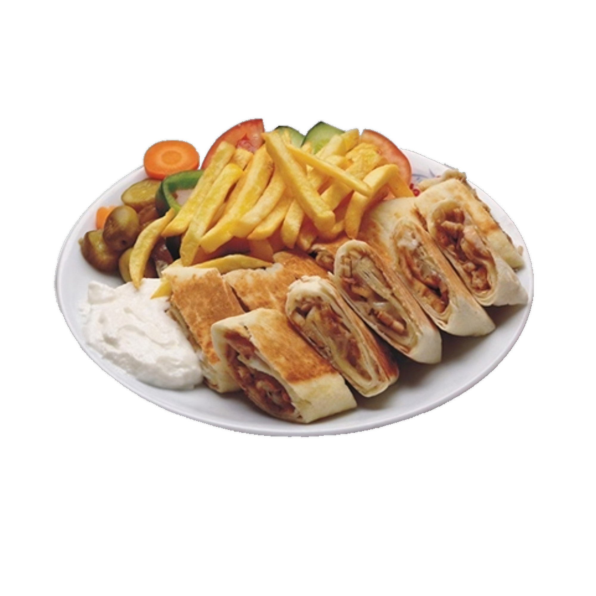 Chicken Shawerma plate